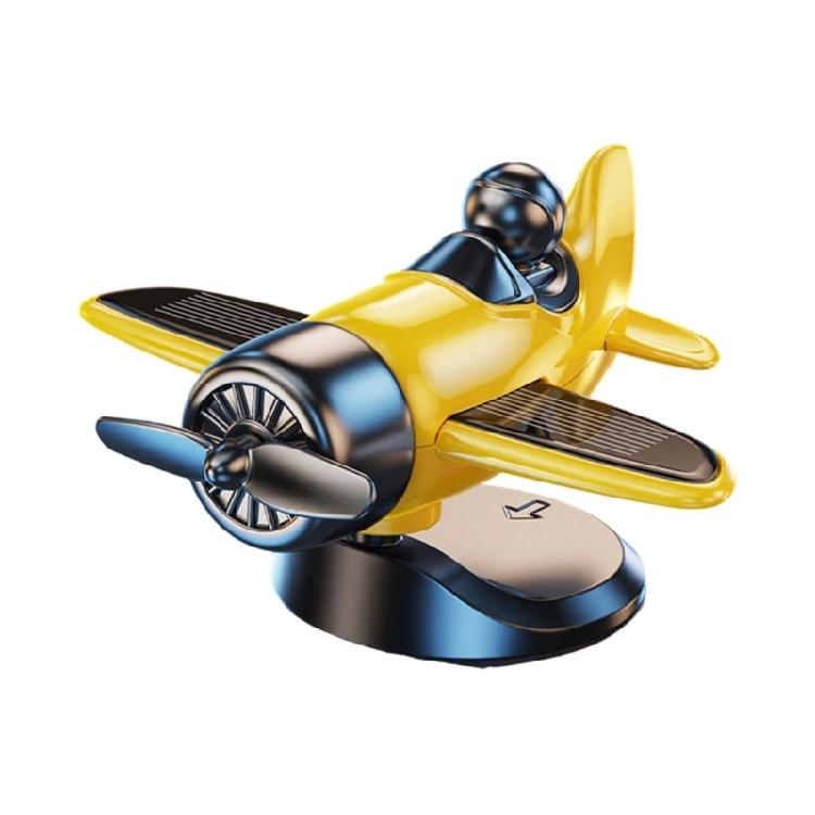 

Multipurpose Solar Powered Rotating Aircraft Decors Energy Efficient Dashboard Decoration for Cars Offices Homes Present