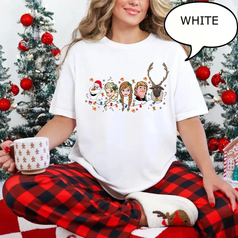 Cute Frozen Christmas Tshirt Unisex S