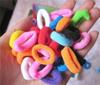 Zaručená kvalita 100 ks Balení Elastické Candy Color Dětské dívčí ručníky do vlasů Lanka FN707