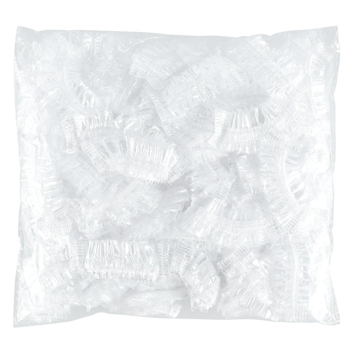 

100 шт одноразовые водонепроницаемые прозрачные защитные наушники с резинками для путешествий домашнего использования для окрашивания волос душа и купания