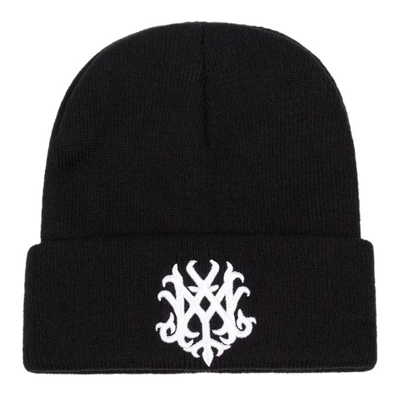 Fashion Winter Hat Totem Embroidered Beanies Women Men Keep Warm Windproof Beanie Knitted Hat Skullies Garros Trucker Hat