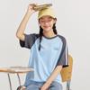 Desa Girls' Youth Fashion Contrast Raglan Short Sleeve T-Shirt