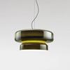Modern restaurant LED pendant light colorful circular glass pendant light living room bedside home decoration lighting fixtures