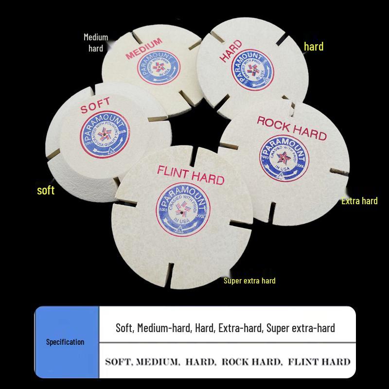 4-Inch Super Hard Wool Polishing Wheel for Jewelry and Watch Mirror Finish