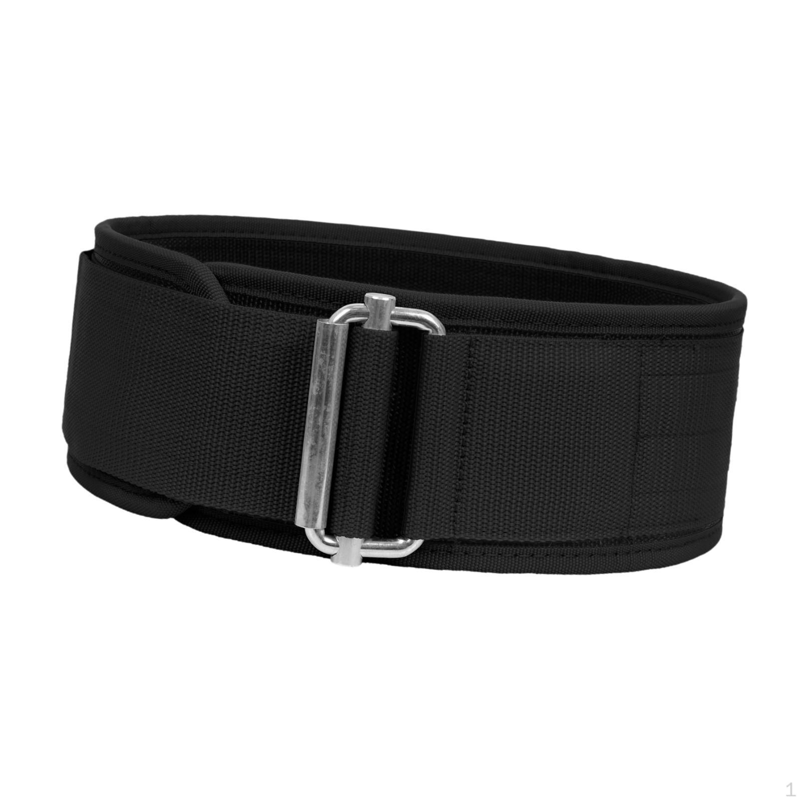 

Пояс для поднятия тяжестей, фитнес-талия, регулируемый защитный пояс с металлической пряжкой XL