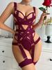 Big Size Hollow Lingerie for Women Open Anal  Role Play Bondage Uniform Erotic Maid Underwear Cosplay Costumes Outfit Set