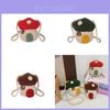Adorable Cartoon Mushroom Mini Shoulder Bag For Kids Lightweight And Breathable