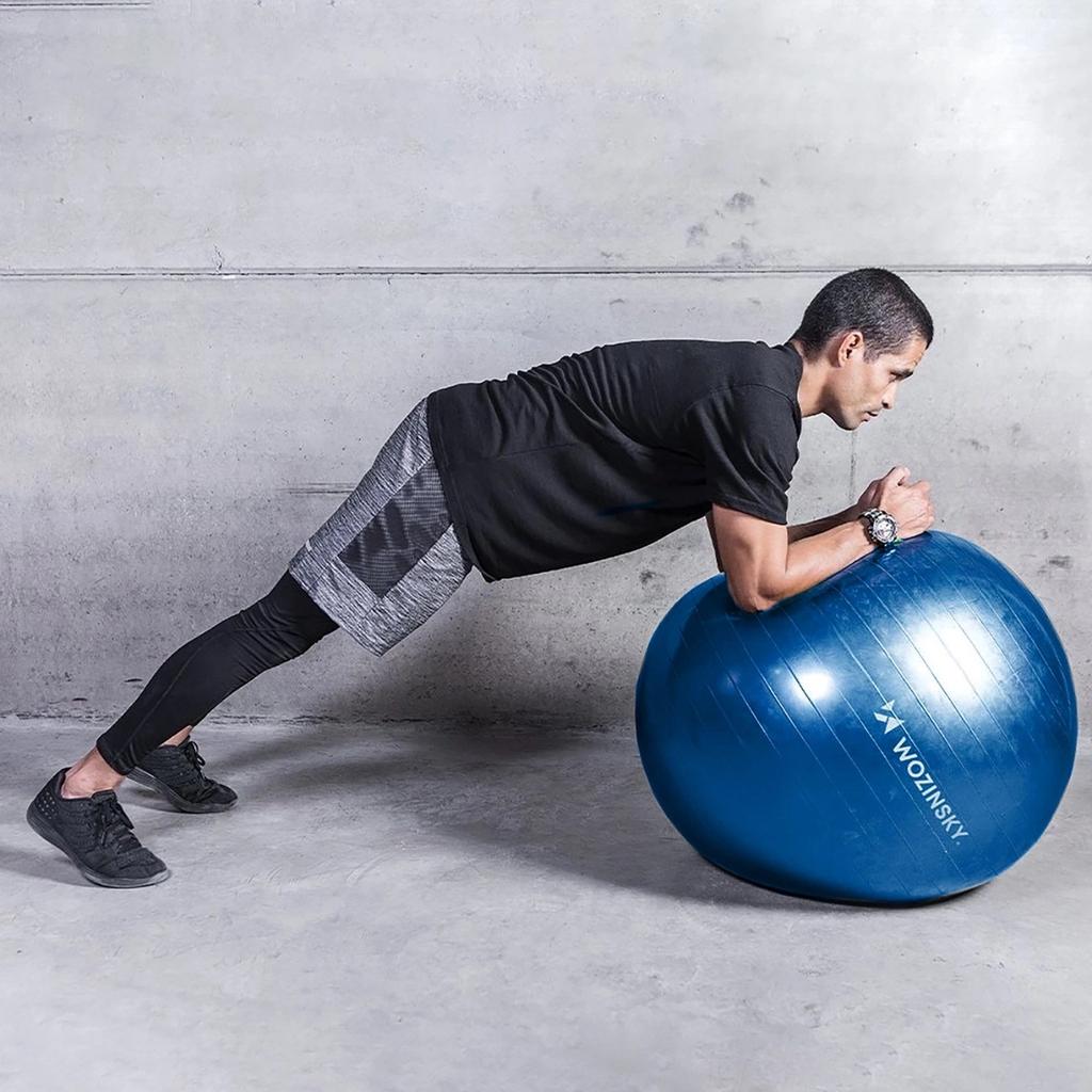 Gymnastic Ball for Exercises with Pump 65 Cm - Blue