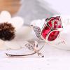 Fashion, Personality, Versatile Crystal Rhinestone, Rose Brooch, Chest Flower, Women's Accessories