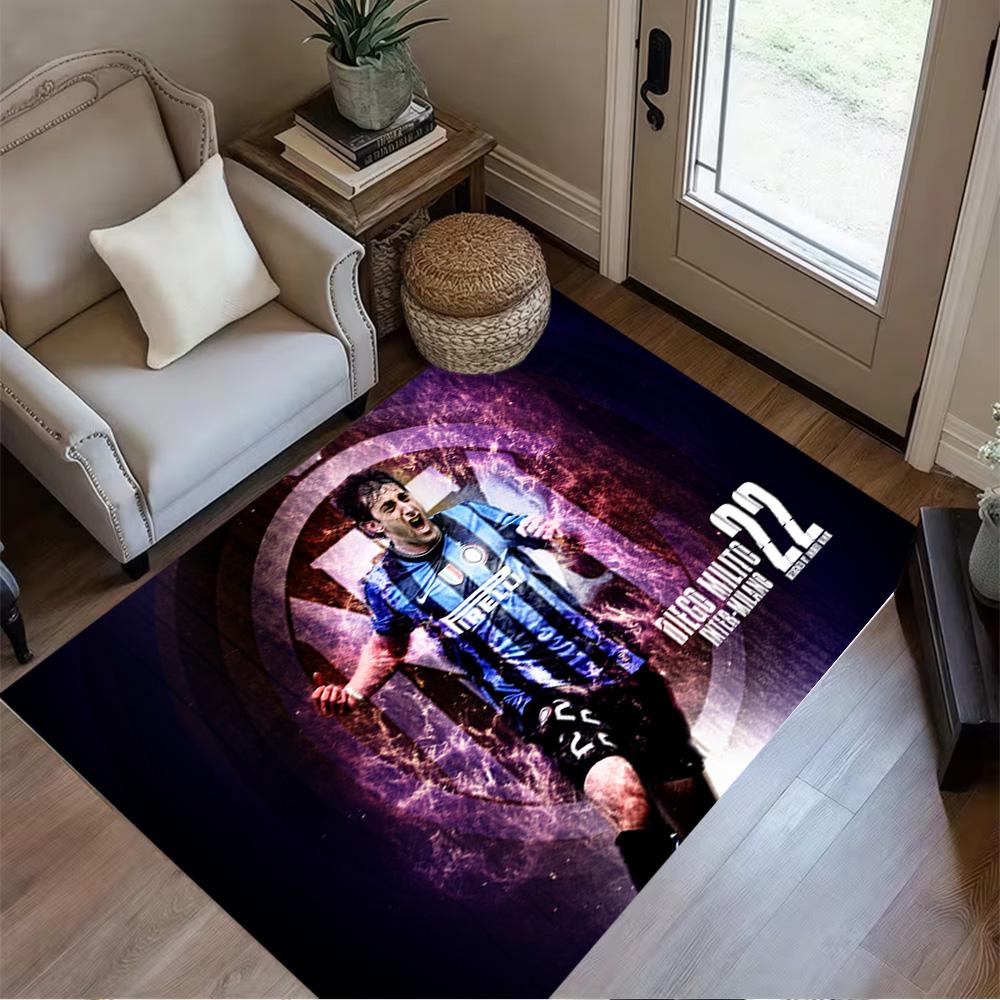 Alex Milito Football Legend Carpet Perfect for Entryway Playrooms Dormitory Balcony Antislip Carpet Decorate Offices