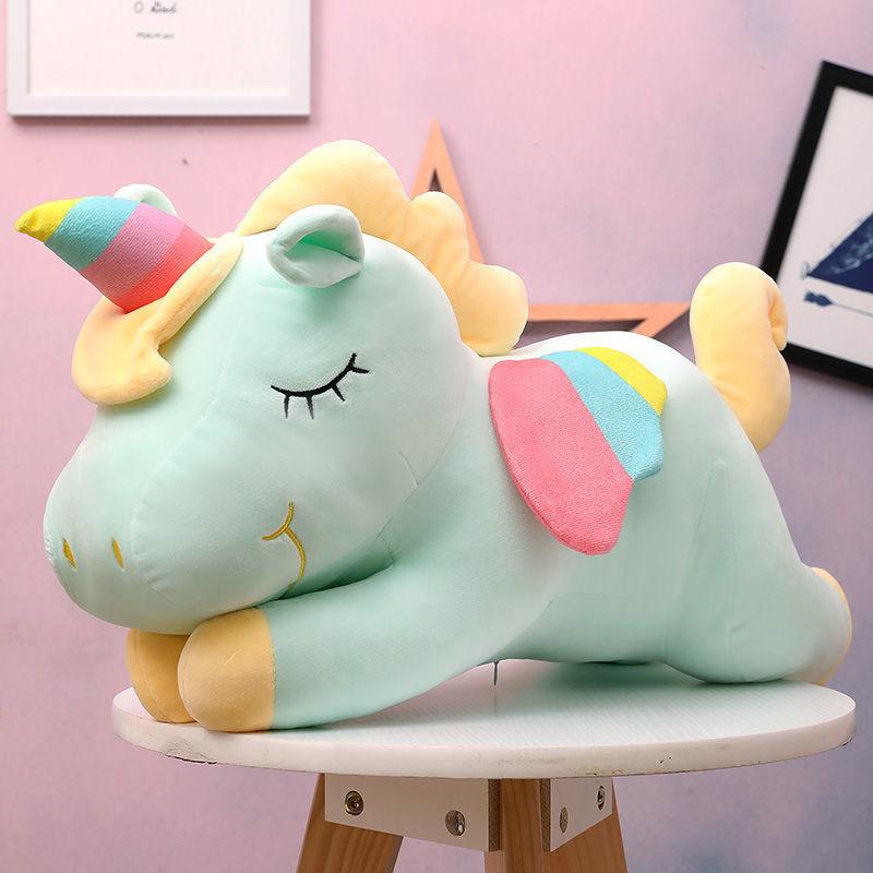

Unicorn doll angel plush toy gift female sleeping pillow children doll soft cute dream white 30cm