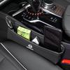 CBKSJY1 Leather Car Seat Gap Organizer Box Leak-proof Storage Bag For Nissan Sylphy N7 Teana Qashqai Note J10 J11 Navara Juke GTR Patrol