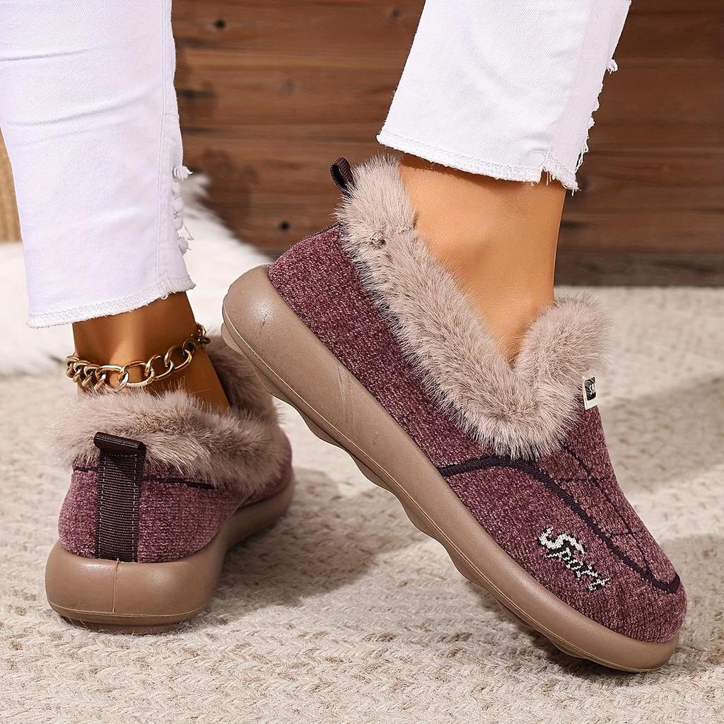 Women's Boots Soft Sole Warm Comfortable Fashionable Versatile Winter Short Boots, Women Shoes
