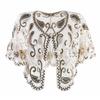 Elegantes Damen-Abendcape mit atemberaubendem Pailletten-Detail für 1920er Flapper-Hochzeiten