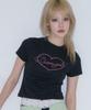 FAKIII Dream Girl Crystal T-Shirt_Black