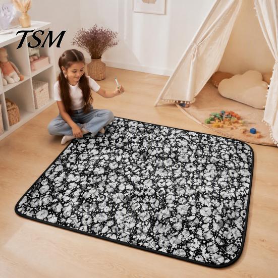 Vzdělávací umění pro dívky a chlapce, DIY deka k vybarvení, potisk kreslených vzorů, měkká polyesterová přikrývka, interaktivní umělecké potřeby, dětská kreativita