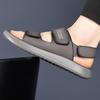 Fashion New Summer Minimalist Design Leather Men Sandals Outdoor Breathable Casual Handmade Comfortable Fashion Soft Sole Beach Sandals