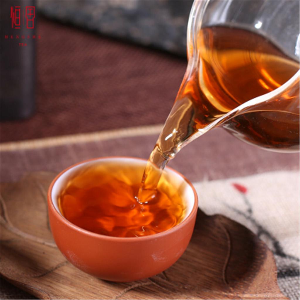 357g Black Tea Original Ripe Puer Cake Shu Pu-erh Tea Meng Hai Royal Yunnan Cha