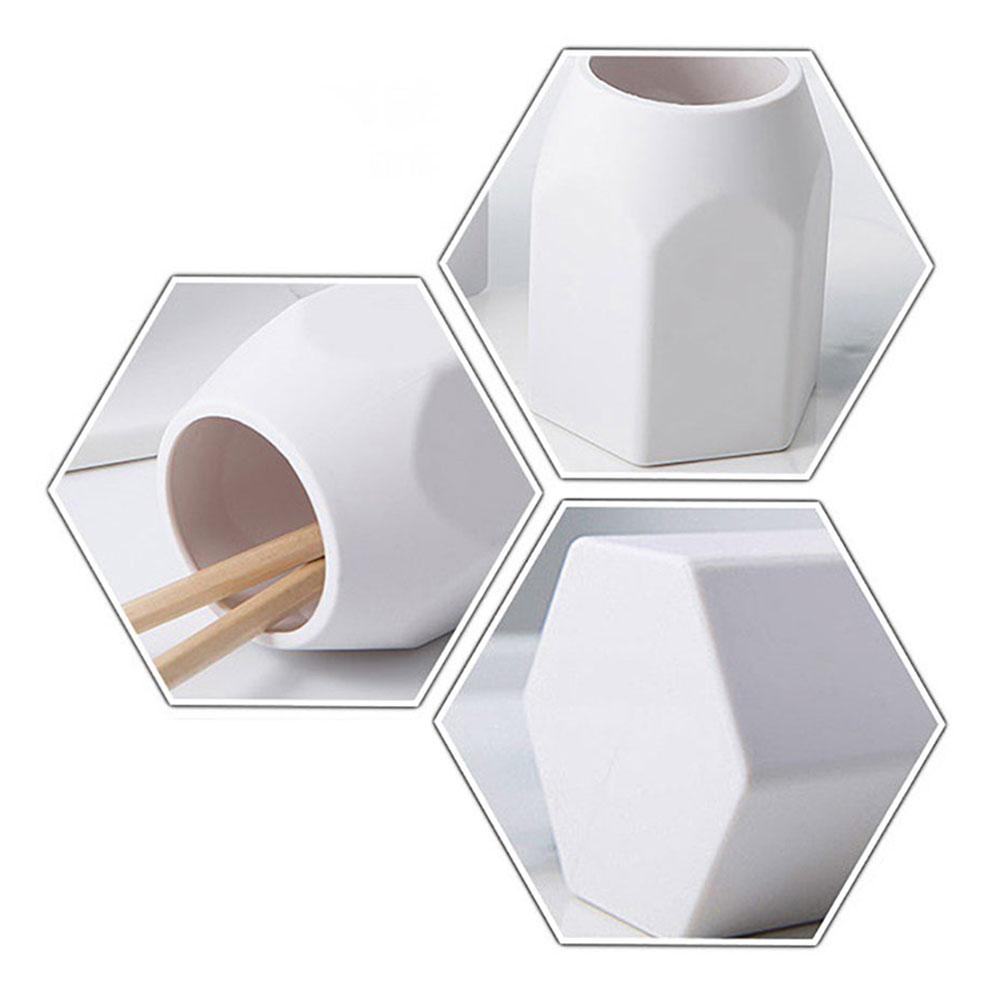 Silicone World Silicone Pen Holder Simple Desktop Pencil Holder Makeup Pen Storage Stand Office Students Stationery Storage Box