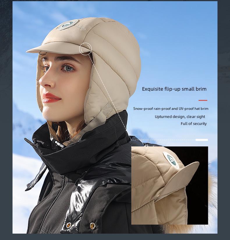 Winter Ski Hat: Unisex, Wodoodporny, Wiatroodporny, Zimnochronny Outdoorowy Rowerowy Styl Lei Feng DMZ91