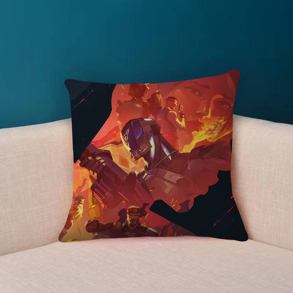HOT Game VVALORANT Personalized Pillow Cover Kids Bedroom Wild Party Decor Pillowcase Kid Birthday Shower Gift