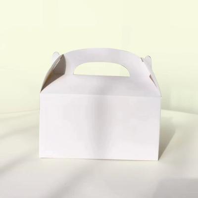 10 Stück Vielseitige Partygeschenkschachteln Handliche Kuchenverpackungsbox Hochzeiten Geburtstage Abschlussfeiern Langlebige Papiergeschenkboxen mit Griffen