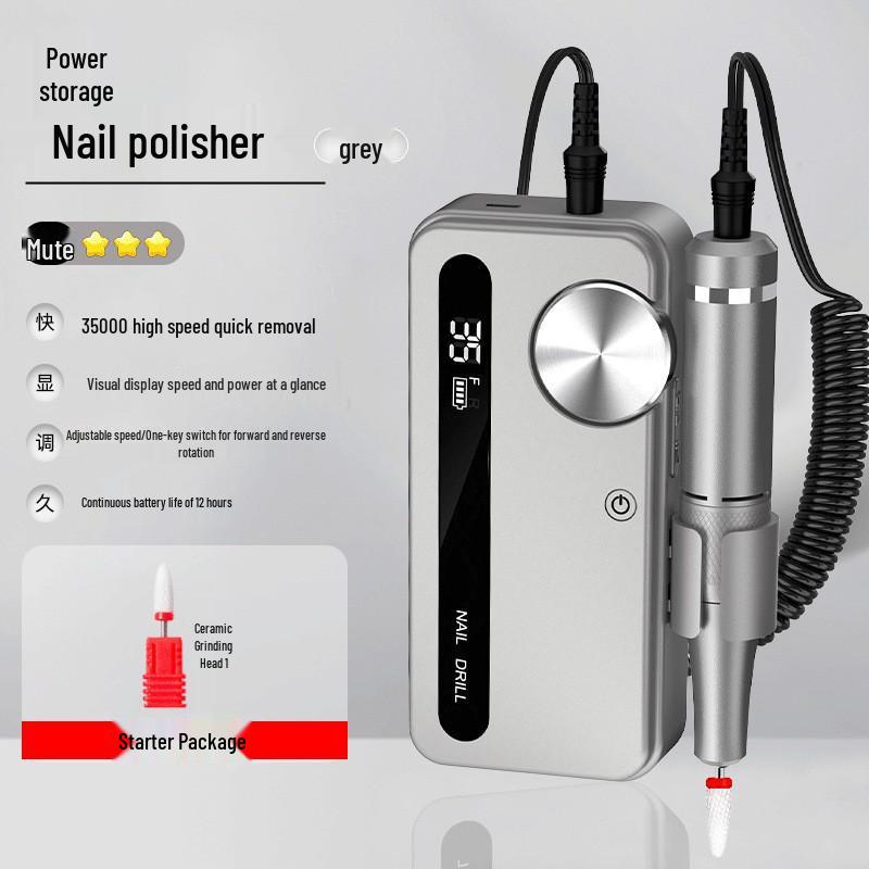 

Перезаряжаемая высокоскоростная электрическая пилка и полировщик для ногтей