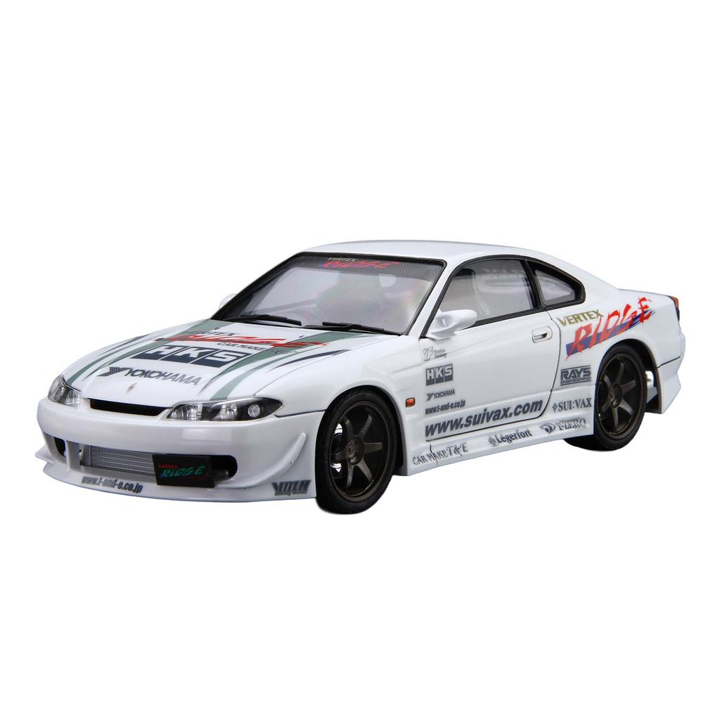 Aoshima Bunka Kyozai The Tuned Car 8 VERTEX S15 Silvia Plastic Model Kit Co., Ltd. (AOSHIMA) No. 1/24 '99 (Nissan)