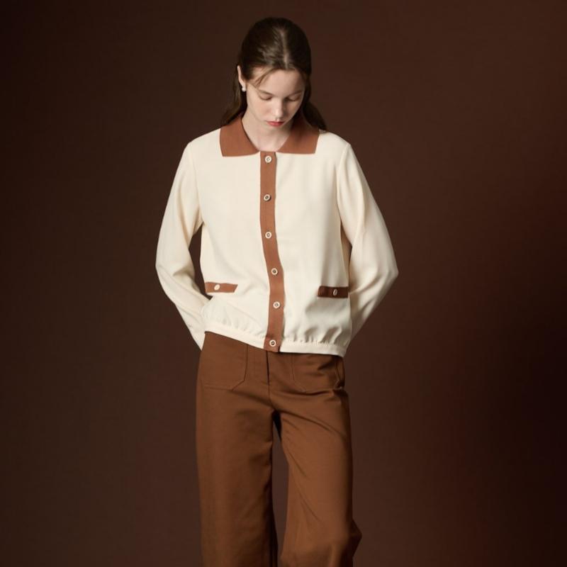 Bcbg Knit Patch Blouse B3f8b422