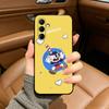 Funda de Teléfono Linda de CupHead y MugMan Para Samsung Galaxy A73,A71 A72,A70,A53,A52,A51,Funda Negra de Silicona Suave