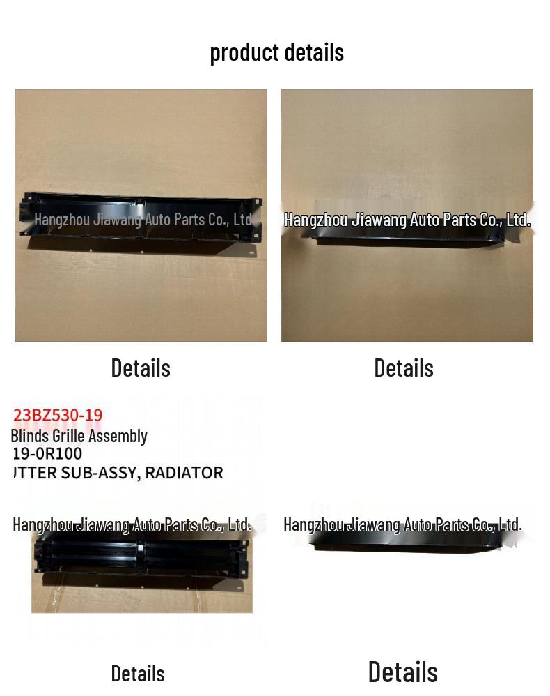 Toyota 2023 BZ3 Front Bumper Louver Grille (Non-Motorized) 53019-0R100