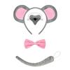 Soft Fabric Mouse Ears Headband For Kids Role Play Costume Accessories Halloween Mouse Costume Headwear