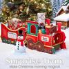 Weihnachtsgeschenk Zug Weihnachtszug Dekoration Festlicher Weihnachtszug Weihnachtsmann Lebkuchen Geschenkboxen Für Geschenke Süßigkeiten