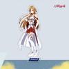 Anime Game Merchandise Sword Art Online Acrylic Stand Figures Kirito Asuna Sinon