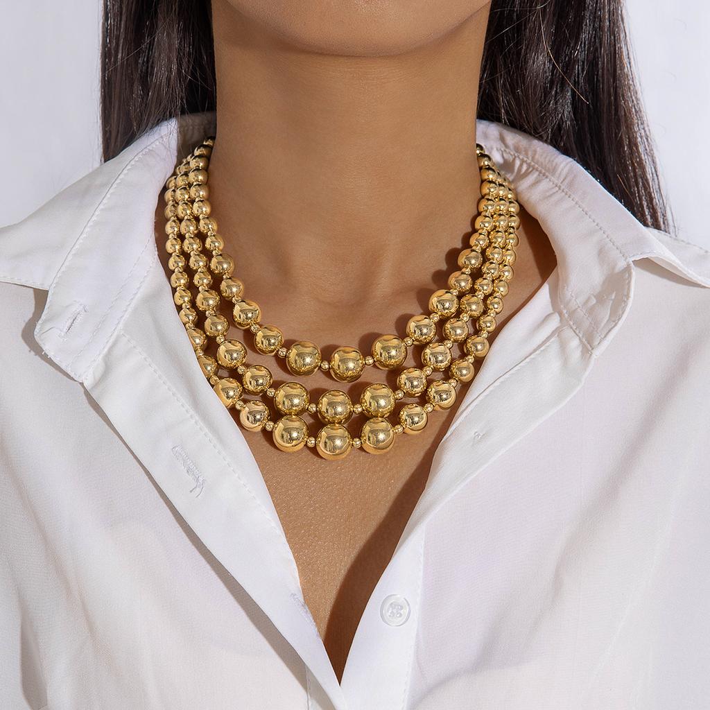 Letter Splicing Collarbone Chain European and American Style Geometric Rectangular Necklace Necklace Necklace Jewelry Women