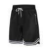 Men's Summer Drawstring Athletic Shorts Loose Fit Gym Training Shorts with Side Zipper Pockets Lightweight Breathable Fabric