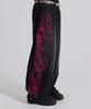 Jeidideuleondeon (M) Cross Script Embroidered Jean Black