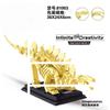 Dinosaur Skeleton Building Blocks Arrangement Model Building Blocks Intellectual Assembly Diy Small Particle Children'S Toys