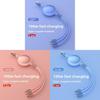 Universal 100w 3in1 Tpe Fast Charging Data Cable For Car And Phone Use