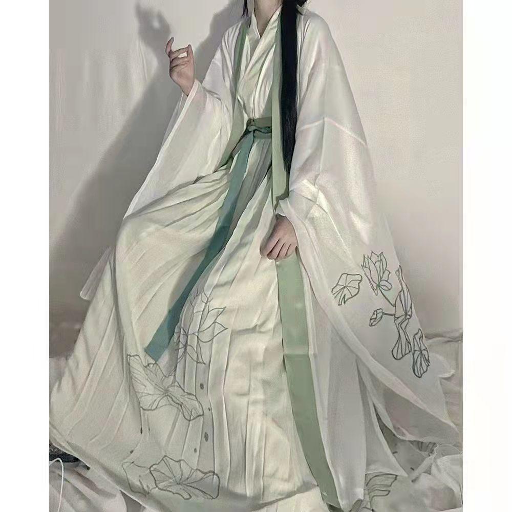 Chinese Original Hanfu  Daily Suit of Wei and Jin Dynasties Style