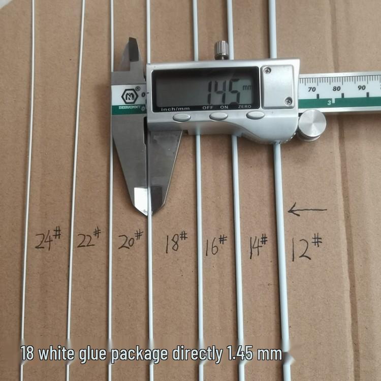 Plastic-Coated Floral Iron Wire for DIY Projects and Baking (Black, White, Green)