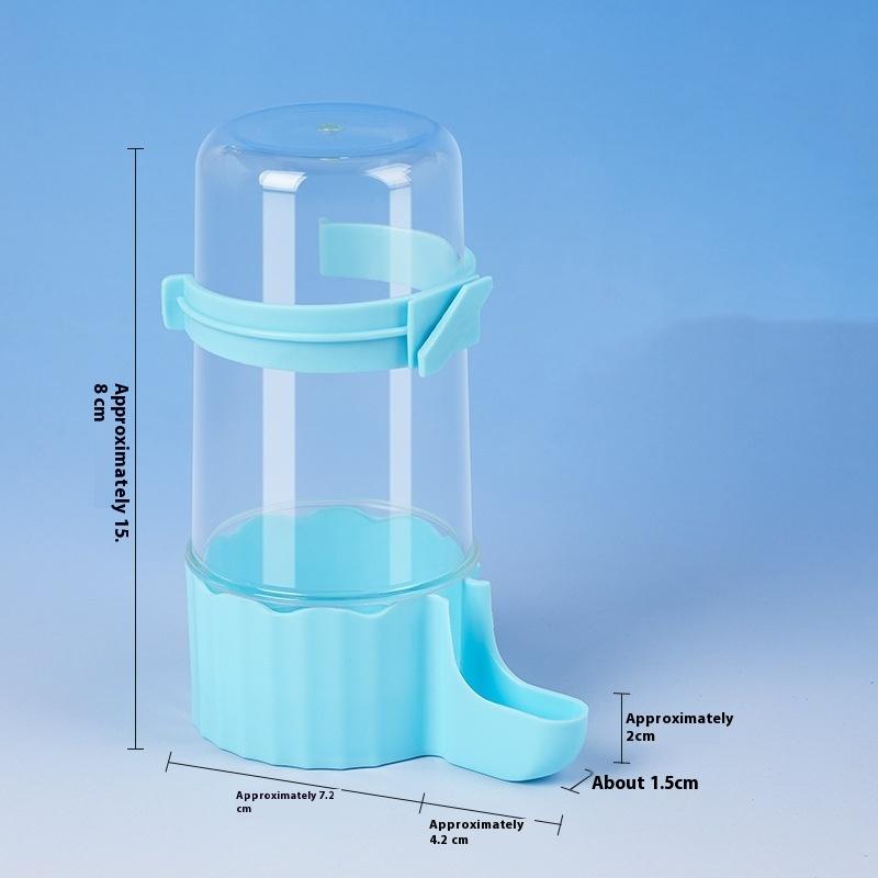 Transparent Fütterung Bewässerung Automatisch Doppelzweck Vogelfutterspender Große Kapazität Wasserspender Futterspender Vogelkäfig Zubehör