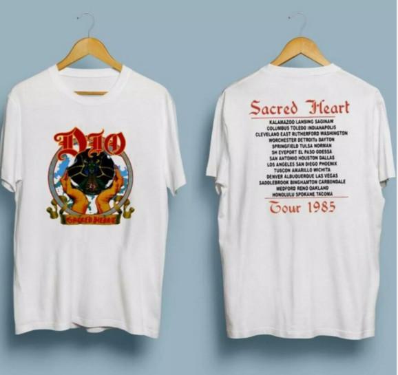 Dio Vintage Design Sacred Heart Tour 1985 T Shirt Size S5XL Unisex T-Shirt XL