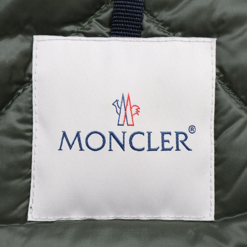 MONCLER [2020 model] DUROC quilted hoodie down coat 00 khakiUsed