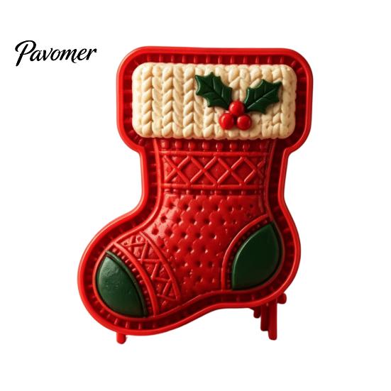 Kitchen Gifts for Bakers Christmas Mini Pie Mold, 3D Relief Embossed Hand Baking Gadgets Reusable DIY Dough Press Mold Holiday Party Molds