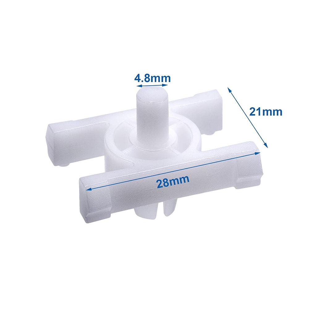 30Pcs Rocker Panel Door Exterior Molding Clips 51131829904 For BMW E10 E21 E30