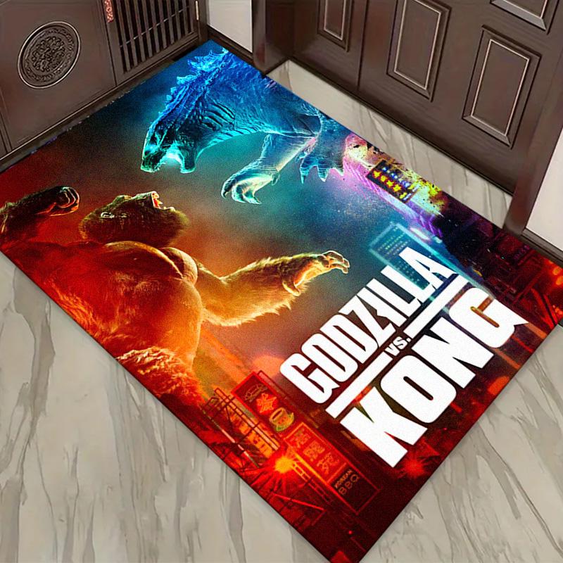 Super Kong Kobercový kobereček do obývacího pokoje, ložnice, domácnosti, dekorace pohovky, protiskluzová podložka pro děti