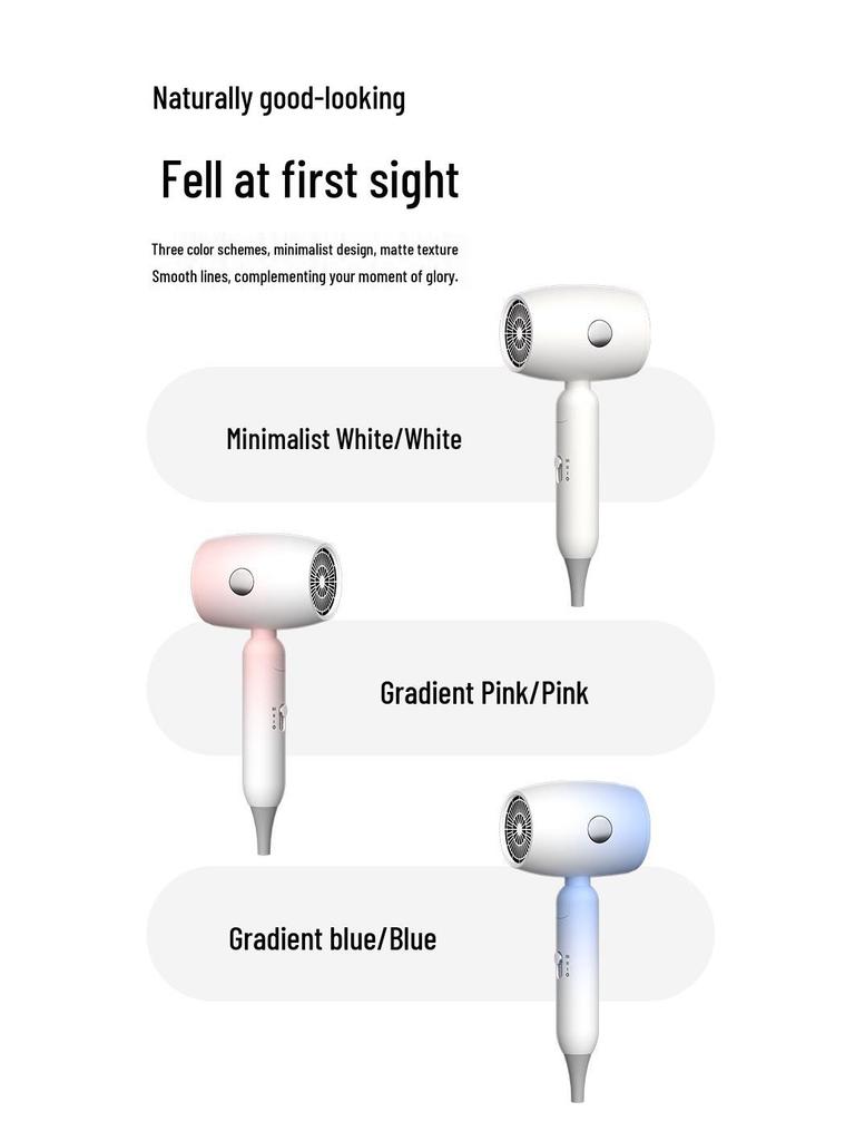 High-Power Foldable Travel Hair Dryer for Quick Drying