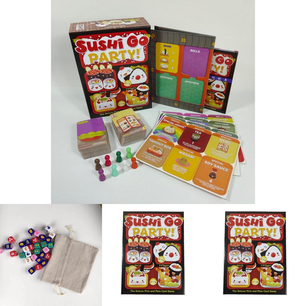 Sushi Go Party Game With Paper Material For Family Game Night And Party Fun