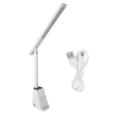 LED Desk Lamp Eye Protection Phone Wireless Charging 3 Lighting Modes Type C Desk Light for